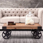Classical Modern Fashion Wood and Iron Table