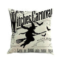 Soft Witch Halloween Pillow Cases