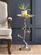 Aluminum Modern Tree Branches Coffee Side Table