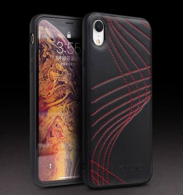 Genuine Leather Full Edge Protect Luxury Iphone Cases