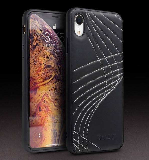 Genuine Leather Full Edge Protect Luxury Iphone Cases