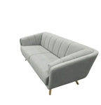 Comfy Luxury Mid-Century & Scandinavian 3-Seater Sofa
