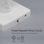 LED Romantic Warm Rose Flower Tree Night Light Lamp with Clock