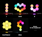 Creative Geometry Smart LED Night Light