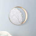 Waning Gibbous Moon Led Marble Wall Lamp