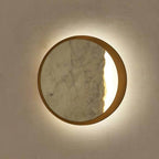 Waning Gibbous Moon Led Marble Wall Lamp
