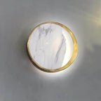 Waning Gibbous Moon Led Marble Wall Lamp