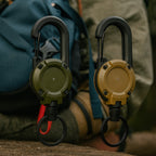 Trail Lock Anti-Lost Retractable Carabiner Keychain