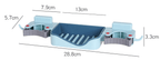 3in1 Wall-Mounted Soap Mop Rack Holder