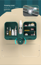 Wall-Mounted Large Capacity Pastel Makeup Organizer Box