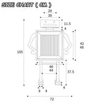 Playful Happy Robot Retro Cabinet