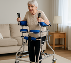 6-Wheel Rehabilitation Anti-Rollover Senior Walker