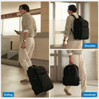 OIWAS Rolling Backpack Carry on Backpack with Wheels