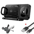 Touch & Rotate Automatic Universal Car Wireless Charge Phone Holder