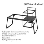 Carbon Steel Folding Multifunctional Easy Camping Table
