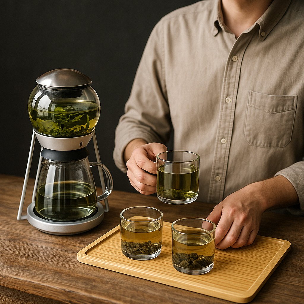 Lazy Brew Spherical Teapot Set