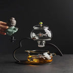 Calm Brew Zen Style Glass Traditonal Teapot