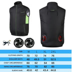 Ultra Breeze Built-In Fan Lightweight Summer Cooling Vest