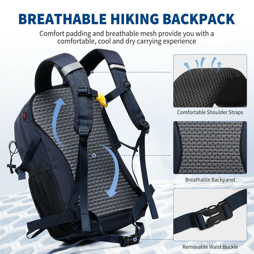 OIWAS 20L Lightweight Outdoor Hiking Backpack